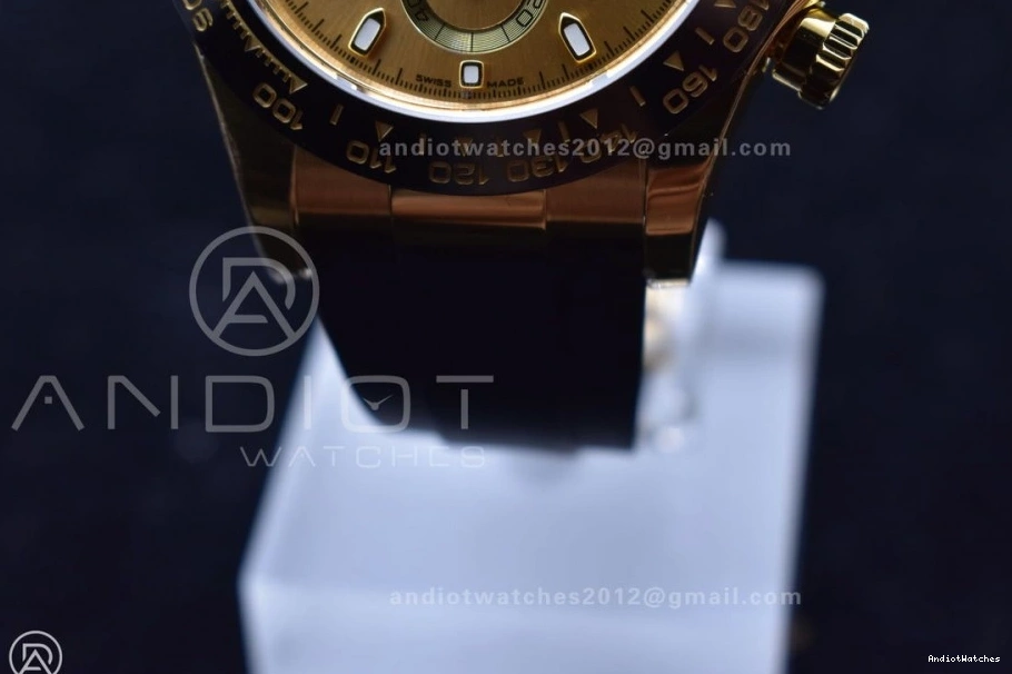 Best 116518 SA Oysterflex Reliable 764 Strap Dial Daytona on BTF 1:1 Rubber Edition Lume YG 0131